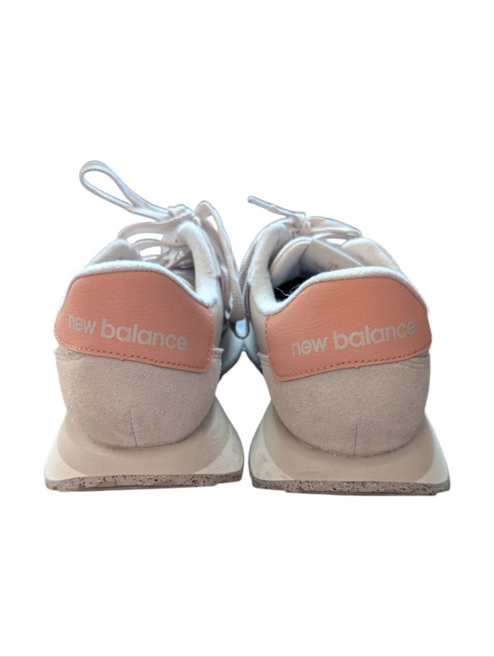 New Balance Women's 237 Sneakers Beige Pink Colorblock - Picture 6 of 13